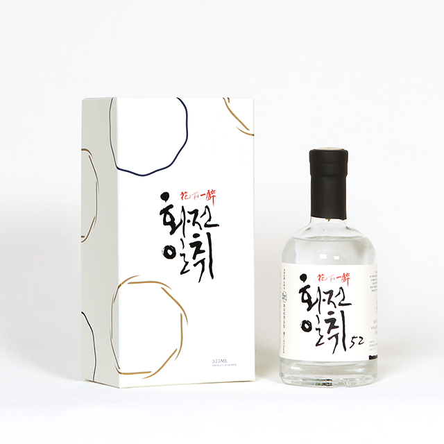 화전일취 지시울 양조장,화전일취52 증류식 소주 375ml