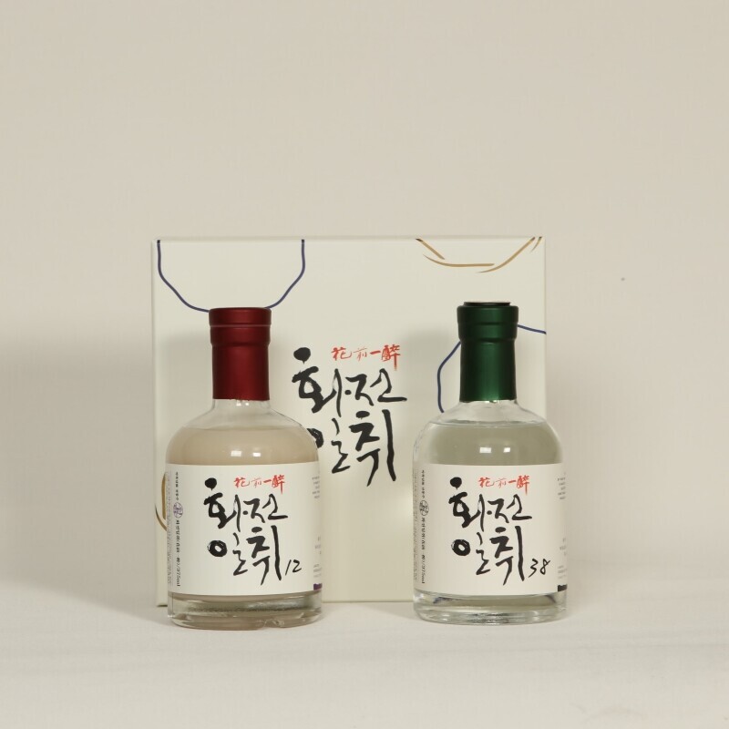 화전일취 지시울 양조장,화전일취 375ml 2종 선물세트